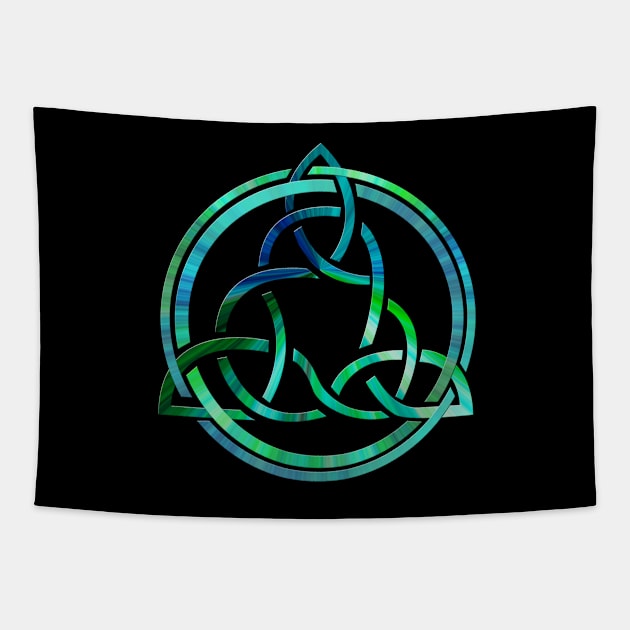 celtic trinity knot Tapestry by MellowGroove