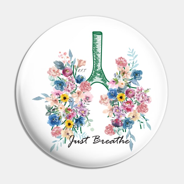 Just Breathe Pin by LittlePearlDesigns