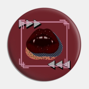 Memphis Kiss Pin