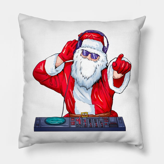 Christmas Next Day Delivery Pillow by timegraf