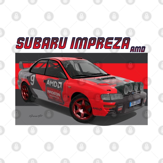 Subaru Impreza GrpA by PjesusArt