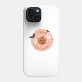 Pumpkin Party on Pink Phone Case