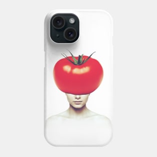 Tomato head portrait Phone Case