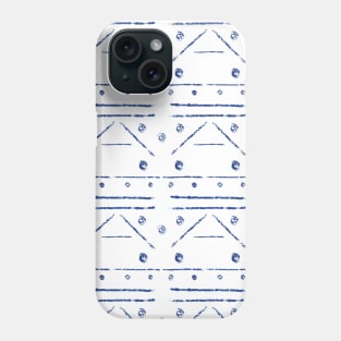 Geometric Blue Phone Case