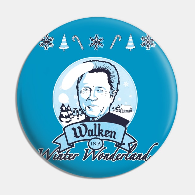 Walken in a Winter Wonderland Pin by slice_of_pizzo