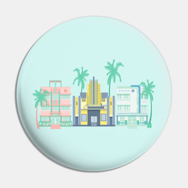 Art Deco Street Pin by jenblove