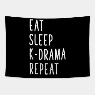 Eat sleep k-drama repeat Tapestry