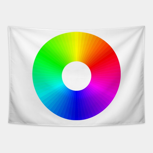 Color wheel RGB Tapestry by DeeDeeCro