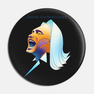 Caricature of Dmitri Hvorostovsky Pin