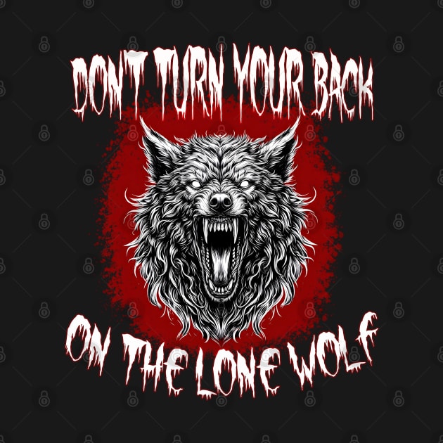 Angry and Possessed Lone Wolf by MetalByte