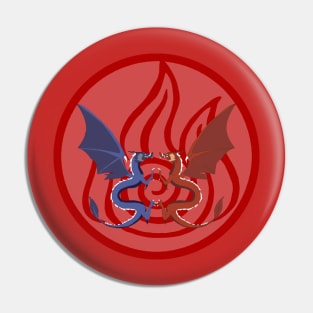 Ran and Shaw Fire Nation Pin