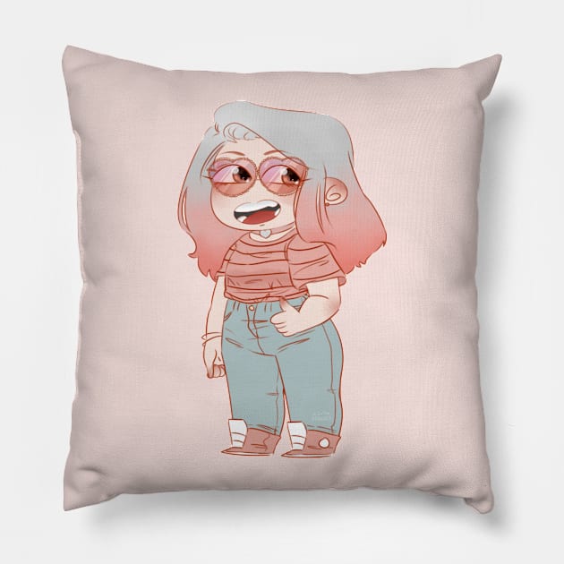 Thumbs up! Pillow by MenageriieArts