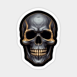 Ghastly Glamour Skull Magnet