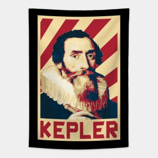 Johannes Kepler Retro Tapestry