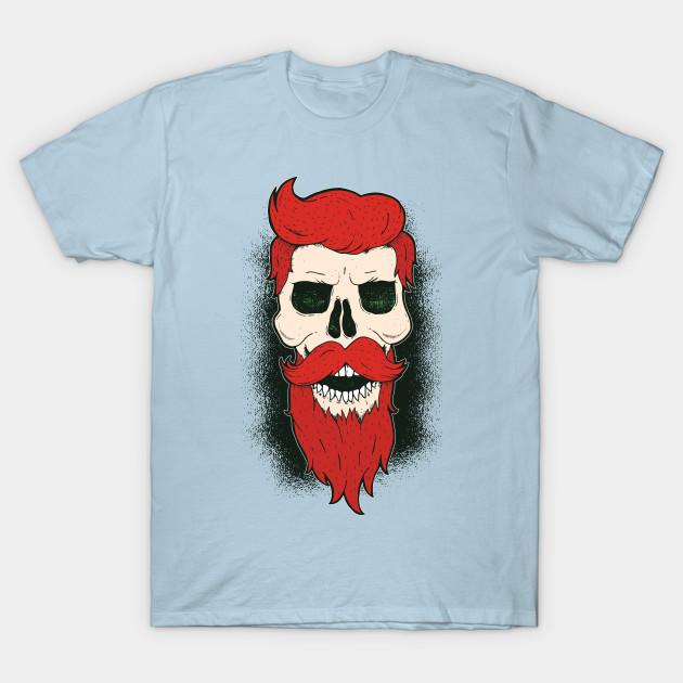 Discover Bearded Skull - Bearded Skull - T-Shirt