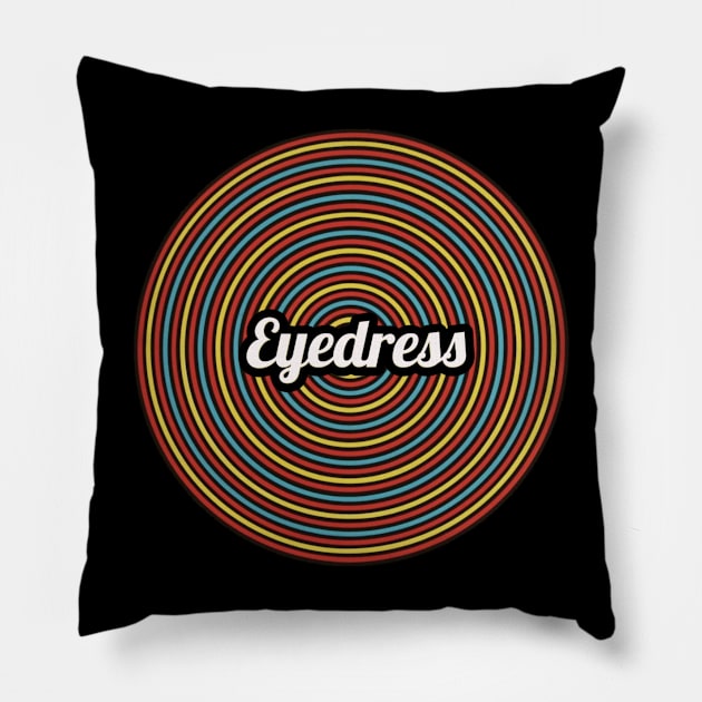 Eyedress / Funny Circle Style Pillow by Mieren Artwork 