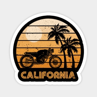 Retro Sunset California Rider Magnet