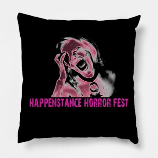 Happenstance Horror OG logo Pillow