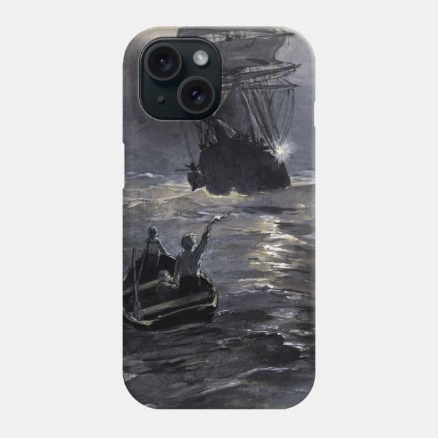 Rescue from a sinking rowboat Phone Case by UndiscoveredWonders