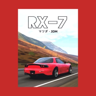 Red RX-7 T-Shirt