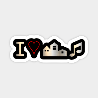 i love music Magnet