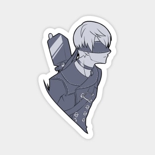 9S from Nier Automata Magnet