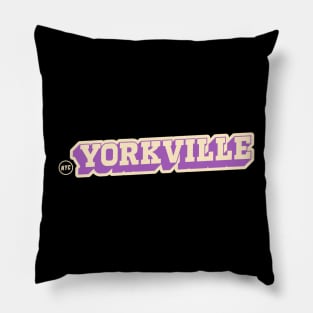 Yorkville Vibes NYC -  Urban Edge Apparel for Manhattan's Trendsetting Scene Pillow