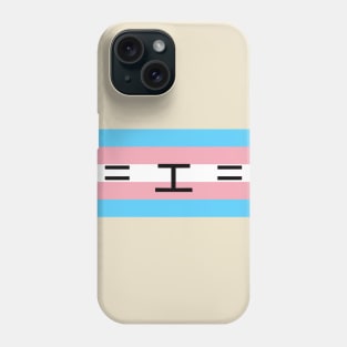 Trans Pride Cat Face Smiley Phone Case