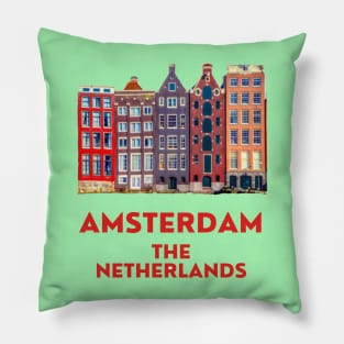 Amsterdam, Netherlands Pillow