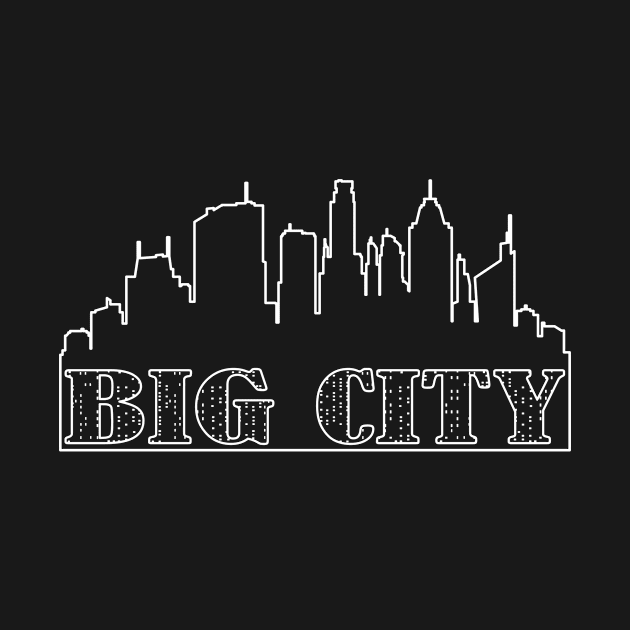 Big City Skyline - City Silhouette by Hariolf´s Mega Store