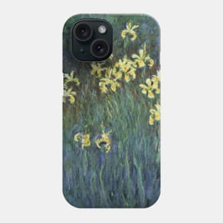 Yellow Irises by Claude Monet Phone Case