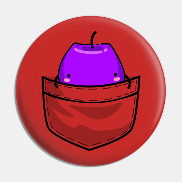 Pocket Junimo - Purple Version Pin by PenguinMage