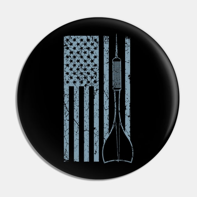 Darts USA Pride America Flag Arrow Patriot Gift Pin by MrTeee