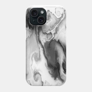 Black and White Marble Phone Case