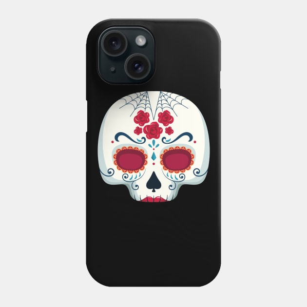 Sugar Skull Phone Case by Mako Design 