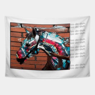 The Sound of a Running Horse Tapestry