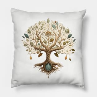 Tree of Life - Designs for a Green Future Pillow