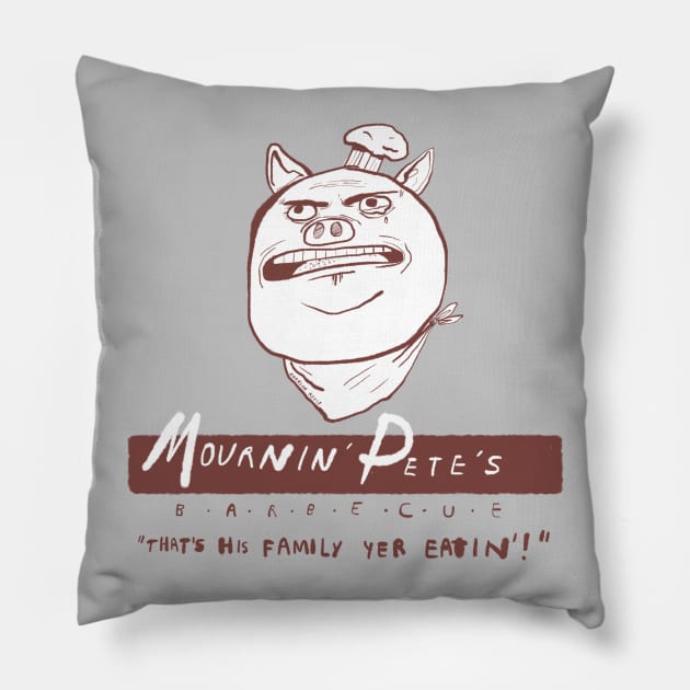 Mournin' Pete's Pillow by bransonreese