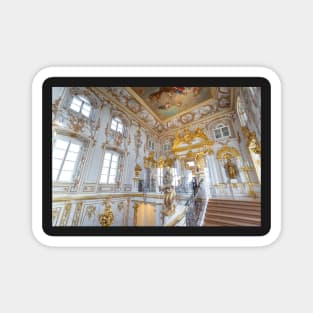 Peterhof Palace interior in Saint Petersburg, Russia Magnet