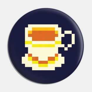 I love Pixel Coffee Pin