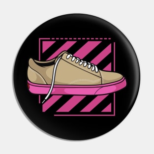 Golf Wheat Pink Skate Sneaker Pin