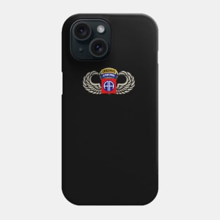 82nd Airborne Division Patch with Ranger Tab - Paratrooper Phone Case