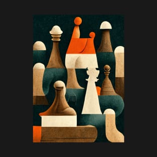 Abstract Chess T-Shirt