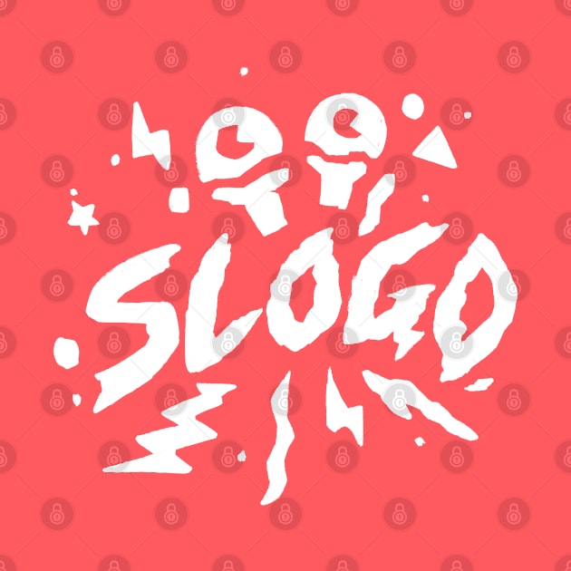 Slogo Logo White by Sketchy