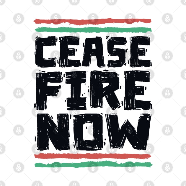 Ceasefire Now - Peace For Palestine by Distant War