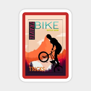 Art for bicyclists. Magnet