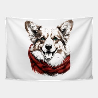 Happy Corgi Tapestry