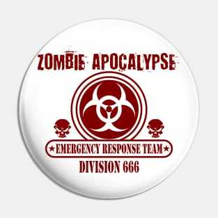 Zombie Apocalypse Response Team Pin