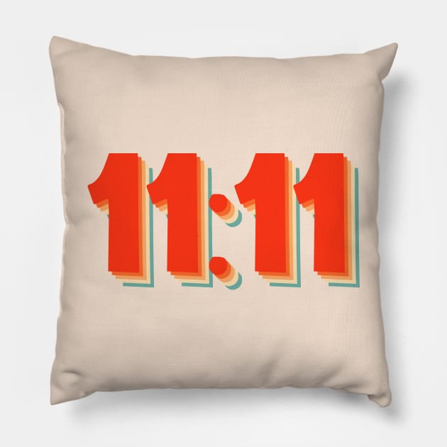 11:11 o'clock Pillow by Vintage Dream