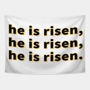 He Is Risen Cool Inspirational Christian Tapestry